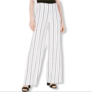 Bar Iii Striped Wide-Leg Pants